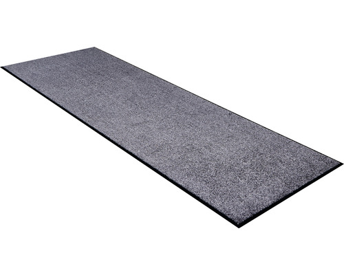 Rechteckige, graue Fußmatte für den Innenbereich