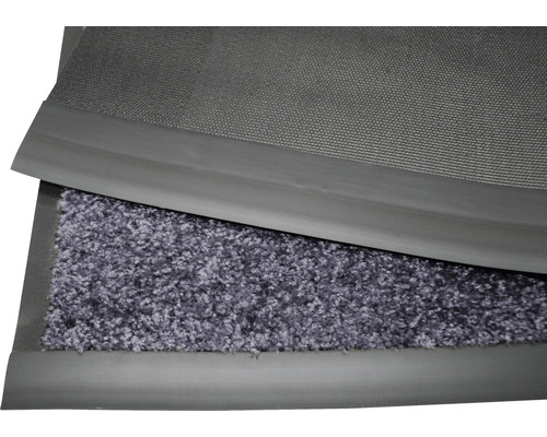 Schmutzfangmatte mit Textiloberfläche und Gummirand