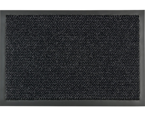 Schmutzfangläufer nach Maß Graphit anthrazit 90 cm breit (Meterware) Schmutzfangmatte mit Rahmen