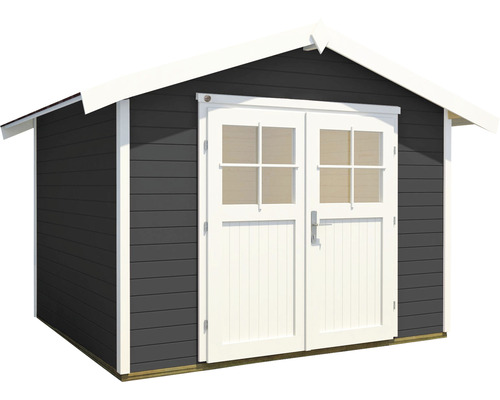 Gartenhaus aus Holz mit Doppeltür und Fenster