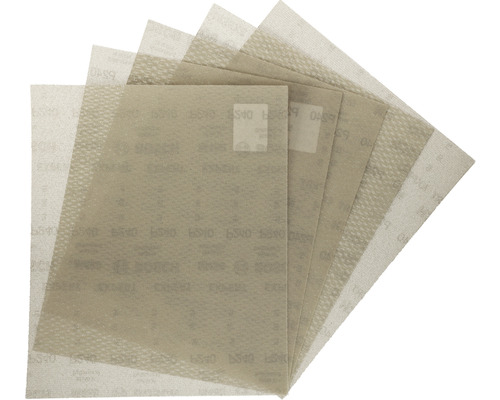 Mehrere Schleifpapierbögen