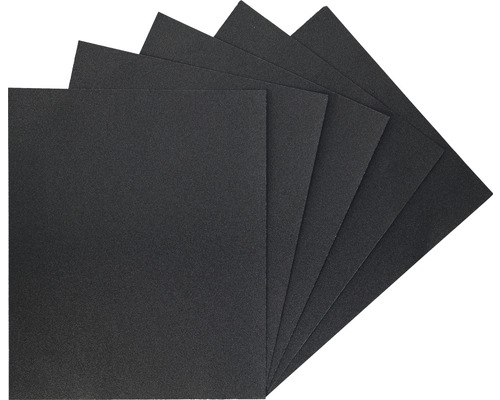 Stapel Schleifpapierblätter