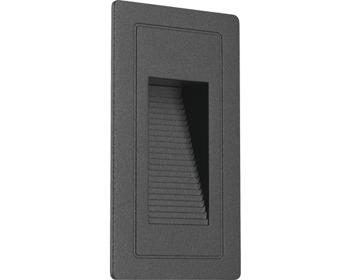 Schwarze Treppenhausleuchte für den Innenbereich