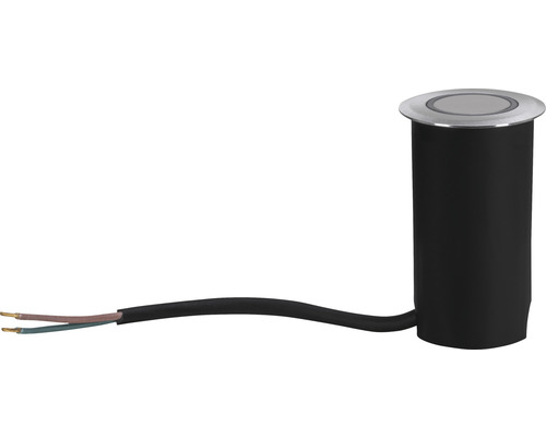 Bodeneinbaustrahler für den Außenbereich mit Anschlusskabel