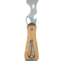 Multifunktionswerkzeug mit Holzgriff und Befestigungsclip