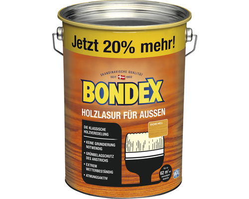Holzlasur für den Außenbereich im Metalleimer