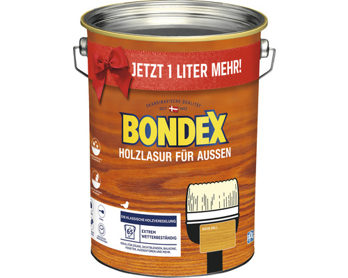 Bondex Holzlasur für Außen im Farbeimer