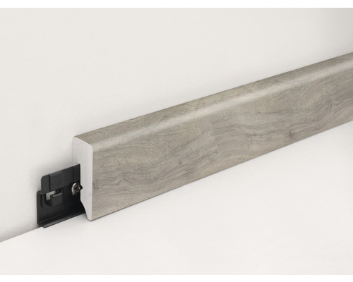 Sockelleiste mit Befestigungsclip