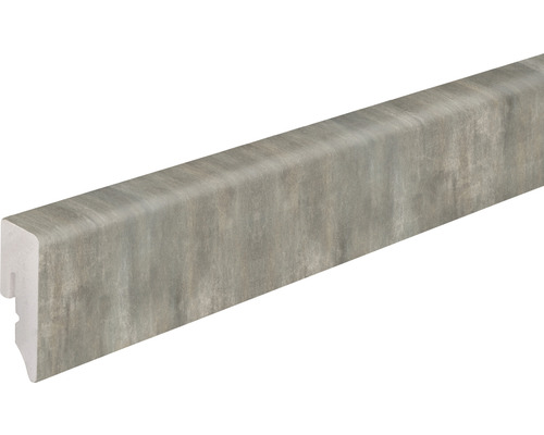 Sockelleiste KU048L1 PVC grau gemischt 15x38,5x2400 mm