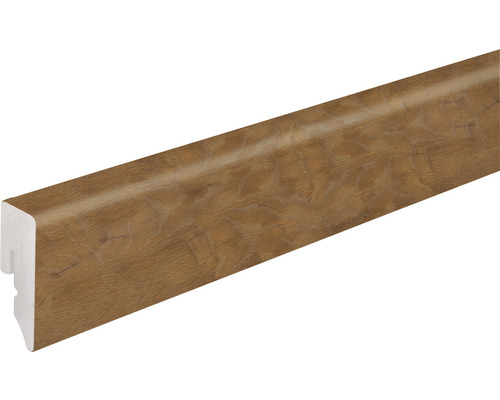Sockelleiste KU048L1 PVC Eiche dunkel 15x38,5x2400 mm Sockelleiste mit Holzdekor