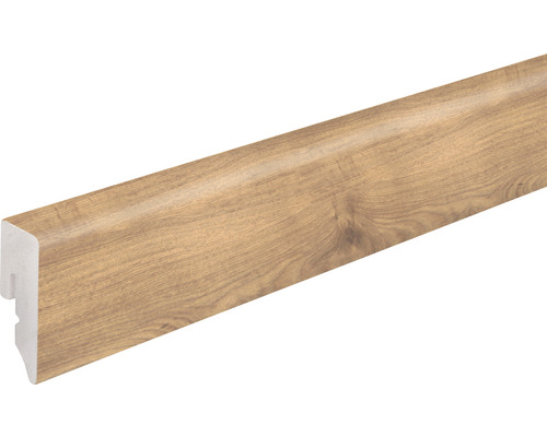 Sockelleiste KU048L1 PVC Eiche natur foliert 15x38,5x2400 mm Sockelleiste mit Holzdekor