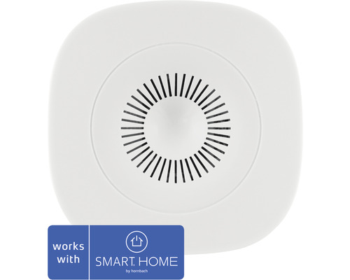 frient Air Quality Sensor Zigbee- Luftgütesensor weiß - Kompatibel mit SMART HOME by hornbach Rauchmelder für Smart Home Systeme