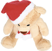 Plüschtier Teddybär mit Weihnachtsmütze und Schal
