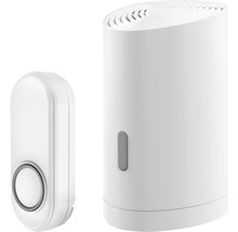 Klingelknopf Türklingel TRUST Smarthome (TSH) Funk Selbstlernend (Batteriebetrieb), weiß