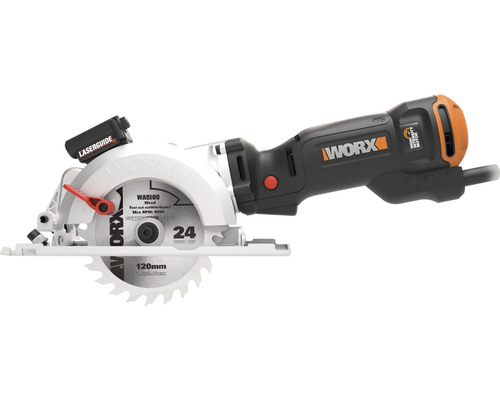 Worx WX429.1 Akku-Handkreissäge mit 120 Millimeter Sägeblatt und Laserführung