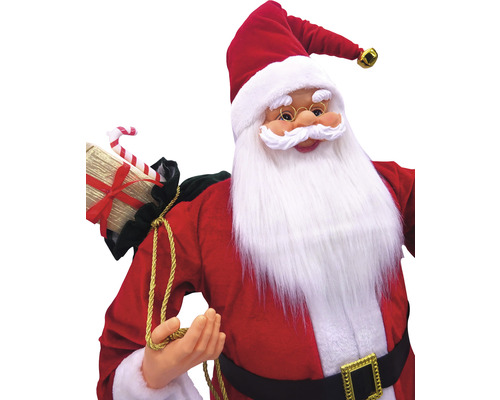Weihnachtsmann Figur mit Geschenken und Süßigkeiten