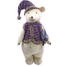 Teddybär mit Mütze und Weste