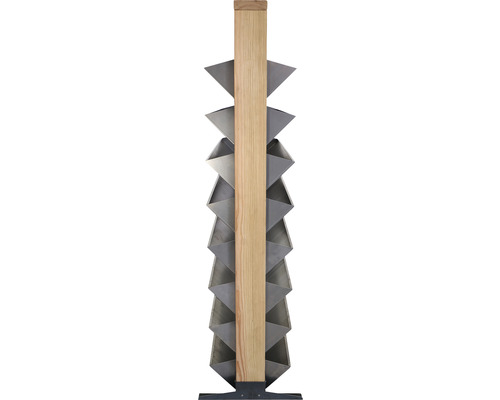 Holzstammhalter mit Stahlzinken