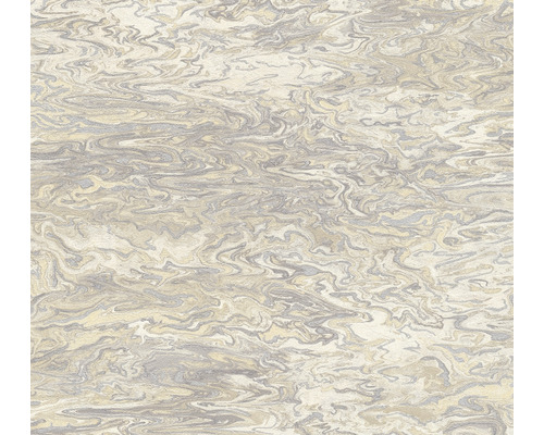 Vliestapete 38358-1 Marmor grau-beige Glanz