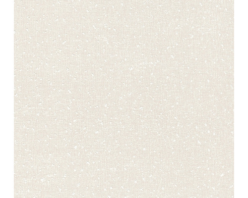 Vliestapete 38702-3 Struktur weiß-beige-silber Nahaufnahme einer hellen Textiltapete mit leichter Struktur
