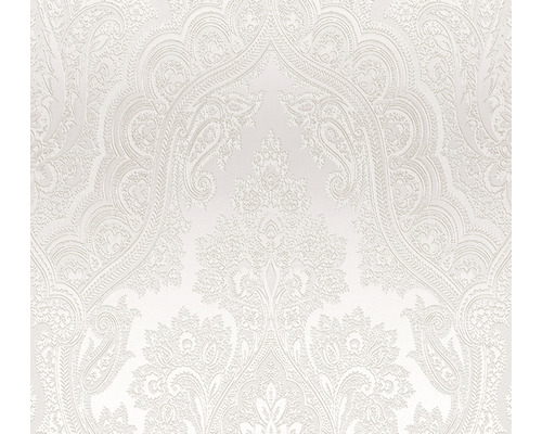 Vliestapete 38708-4 Barockornament grau-weiß Tapete mit Paisley Muster