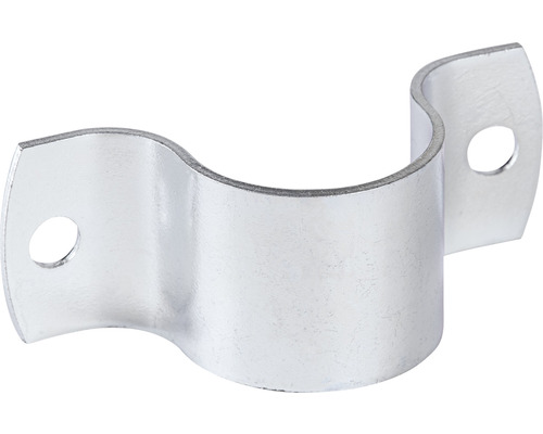 Holzzaunbeschlag Rohrschelle Alberts 104 x 40 x 3 mm Rohrschelle aus Metall mit zwei Befestigungslöchern