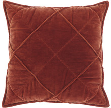 Quadratisches Zierkissen mit Rautenmuster