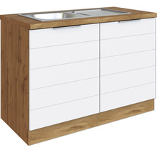 Spülenunterschrank mit zwei Türen und Spülbecken