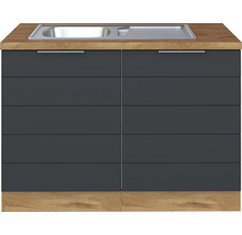 Unterschrank mit Spüle und zwei Türen für die Küche