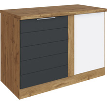 Kommode mit Schubladen und Schiebetür