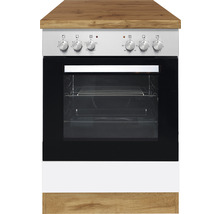 Freistehender Herd mit Kochfeld und Backofen