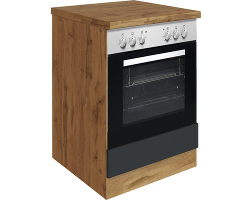 Einbauherd mit Holzverkleidung für die Küche