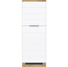Hoher Küchenschrank mit Griff und Lüftungsgitter