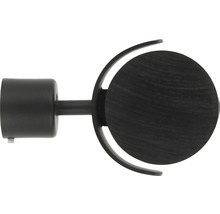 Endstück Holzkreis für Loft Black Line schwarz Ø 28 mm 1 Stk.