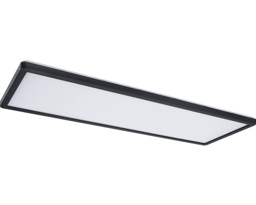 Rechteckige Deckenleuchte mit schwarzem Rahmen