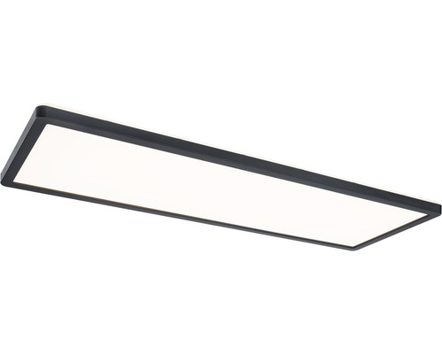 Rechteckige LED Deckenleuchte mit dunklem Rahmen