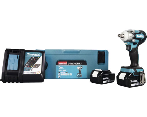 Makita Akku-Drehschlagschrauber Set mit Ladegerät, Akkus und Koffer