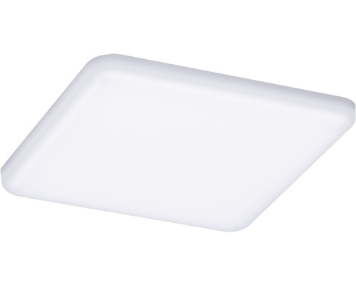 LED Einbauleuchte Paulmann Veluna VariFit 650 lm 3000 K 1-flammig Ø 0 mm satin IP 44 1 Stück Quadratische Deckenleuchte