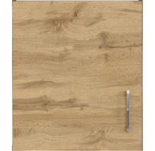 Schranktür mit Holzdekor und Griff