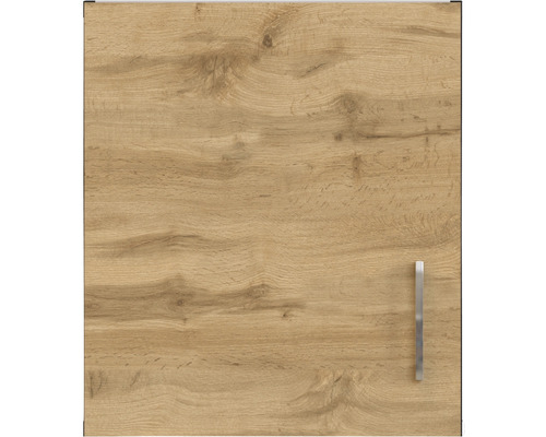 Schranktür mit Holzdekor und Griff