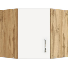 Hängeschrank mit Holzstruktur und Griff