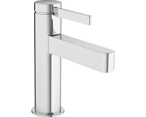 Waschtischarmatur hansgrohe Finoris 100 mit Push-open-Ablaufventil 76010000 chrom Einhandmischbatterie aus Metall für das Badezimmer