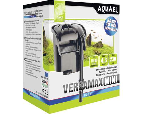 Aquael Versamax Mini Außenfilter für Aquarien von 10 bis 40 Liter