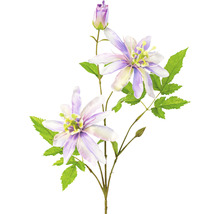 Dekorative künstliche Passionsblume mit Blättern
