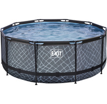 Aufstellpool mit Muster und EXIT Logo