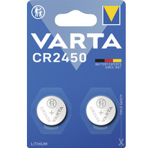 Varta CR2450 Lithium Batterie, 2er Pack