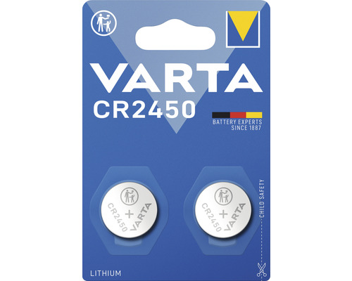 Varta Knopfzelle CR 2450 2 Stück