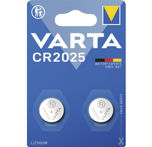 Varta CR2025 Lithium Knopfzellen im Doppelpack