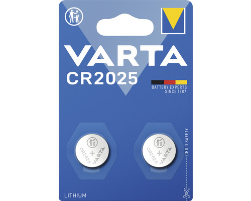 Varta Knopfzelle CR 2025 2 Stück