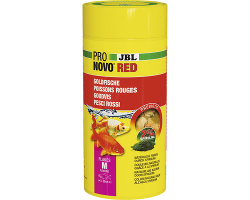 Flockenfutter JBL PRONOVO RED FLAKES Gr. M 1000 ml Goldfischfutter Flockenfutter JBL PRONOVO RED FLAKES Gr. M 1000 ml Goldfischfutter